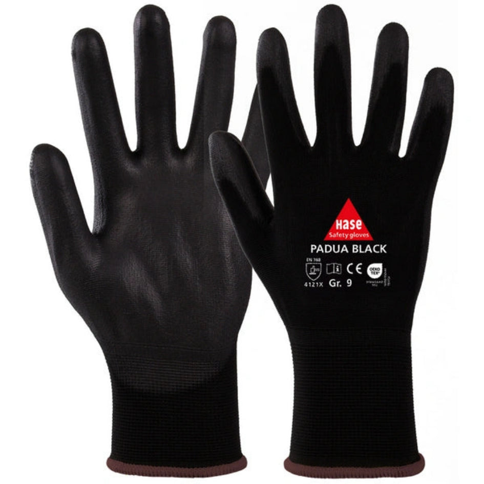 Padua Black Montagehandschuhe