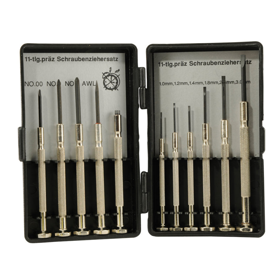 Feinmechanik-Schraubendrehersatz 11-tlg.