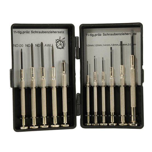 Feinmechanik-Schraubendrehersatz 11-tlg.